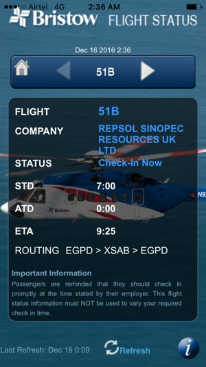 Bristow Flight Status(圖2)-速報App