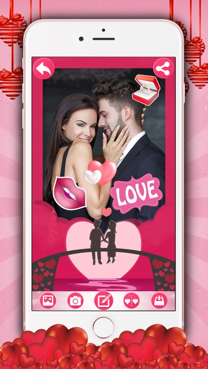 Love Photo Frames – Valentine's Day Collage Editor screenshot-4