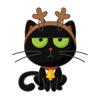Black Cat . Stickers