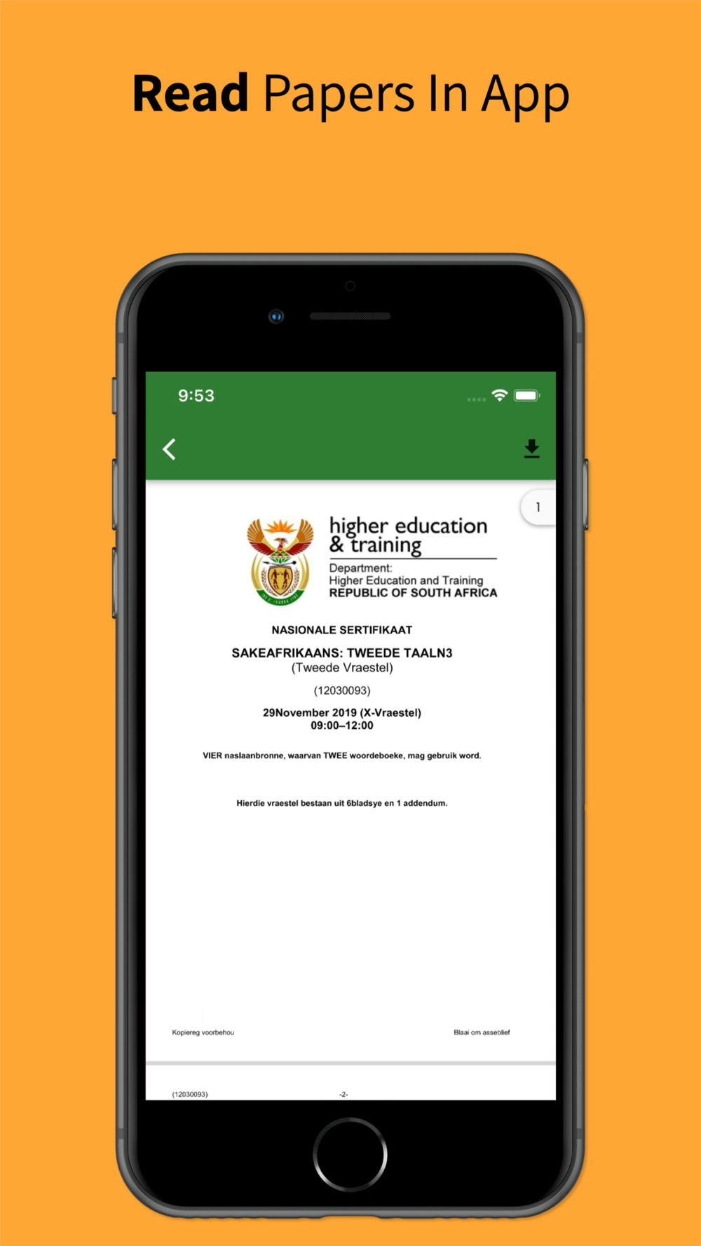 TVET Exam Papers NATED Free Download App For IPhone - STEPrimo.com