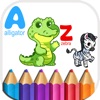 ABC Animals Coloring Book Game