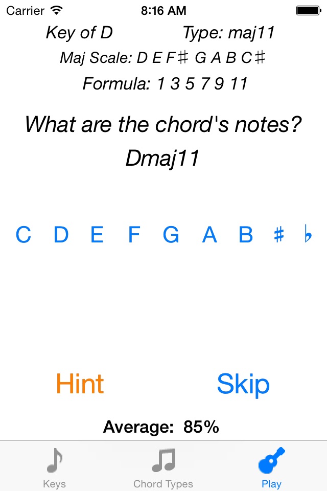 Chord Learner - Learn chords screenshot 4