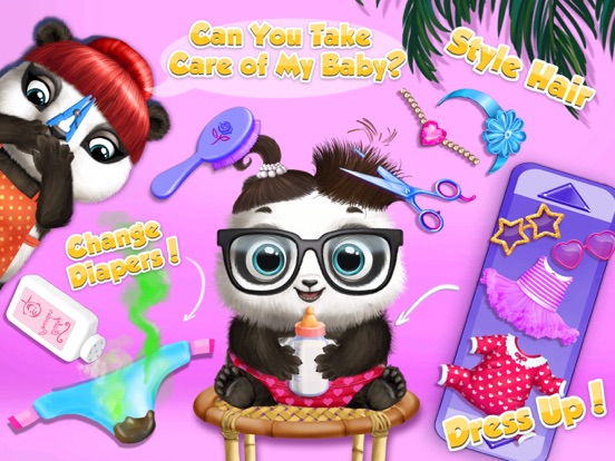 Panda Lu Baby Bear Care - Cute Mini Pet Friend для iPad