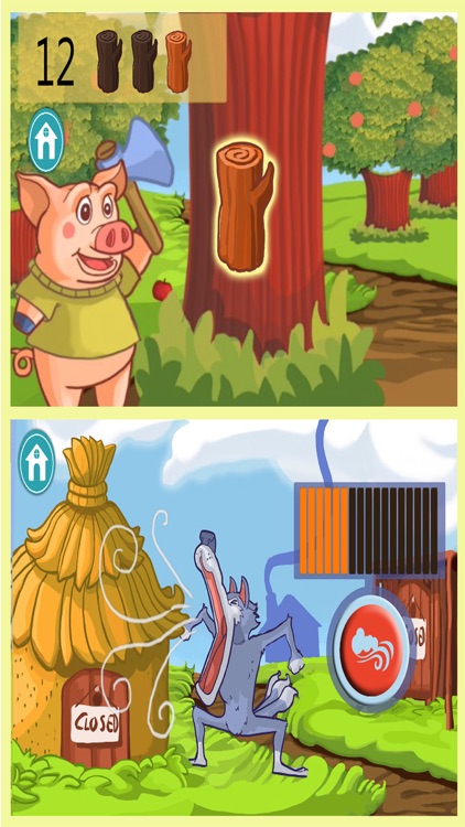 Interactive three little pigs screenshot-3