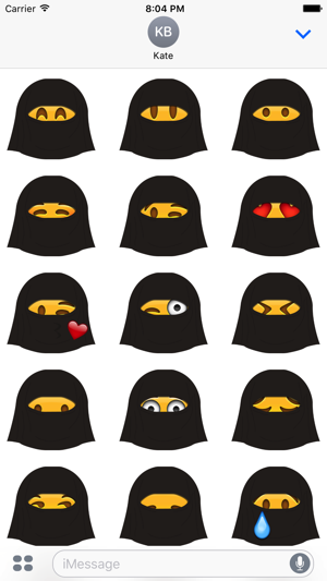 Burka Emoji(圖1)-速報App