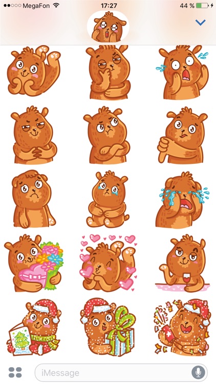 Bear stickers for iMessage screenshot-4