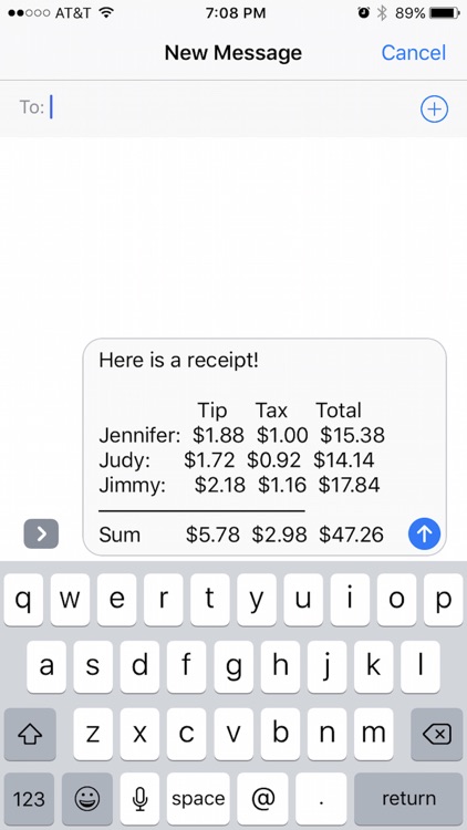 Split My Bill-Fast & Easy Tip screenshot-3
