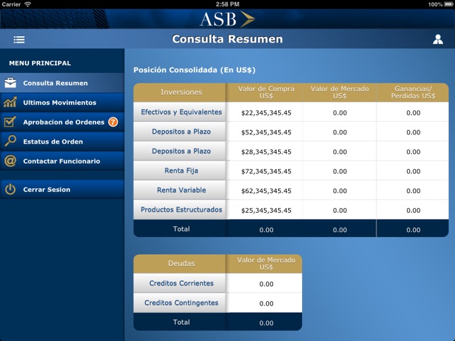 ASB Móvil para iPad(圖3)-速報App