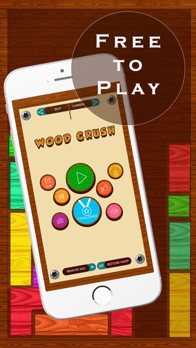 How to cancel & delete Tricky Hexagon Wood Crush Hexa Block Game from iphone & ipad 1