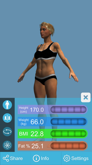 BMI 3D Pro (Body Mass Index Rechner)(圖1)-速報App