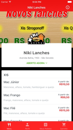 Niki Lanches Delivery