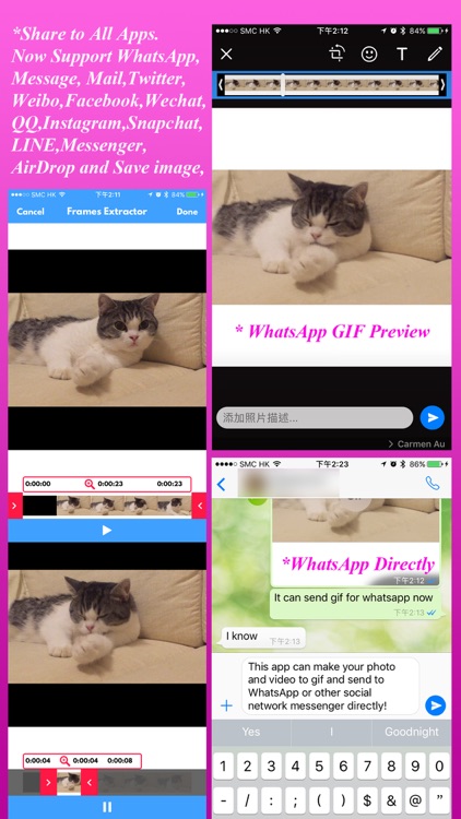 GifsApp -Video or Photo to Gifs for all Messenger