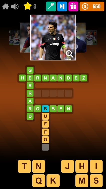 Crossword Soccer Football Players Crosswords by Ludobros