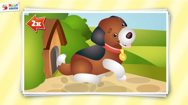 Animated Animal Puzzle for kids by HAPPYTOUCH® screenshot-3