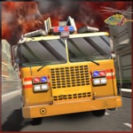 911 Helicopter Fire Rescue Truck Driver 3D Game