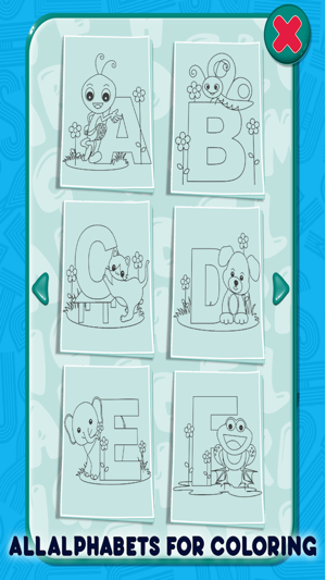 Letters Kids Coloring Book Pro(圖2)-速報App