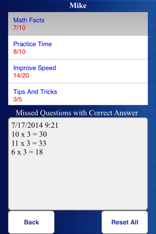 Addition Multiplication Math Facts Master screenshot 4