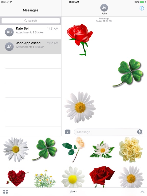 Flowers Sticker Pack!のおすすめ画像2