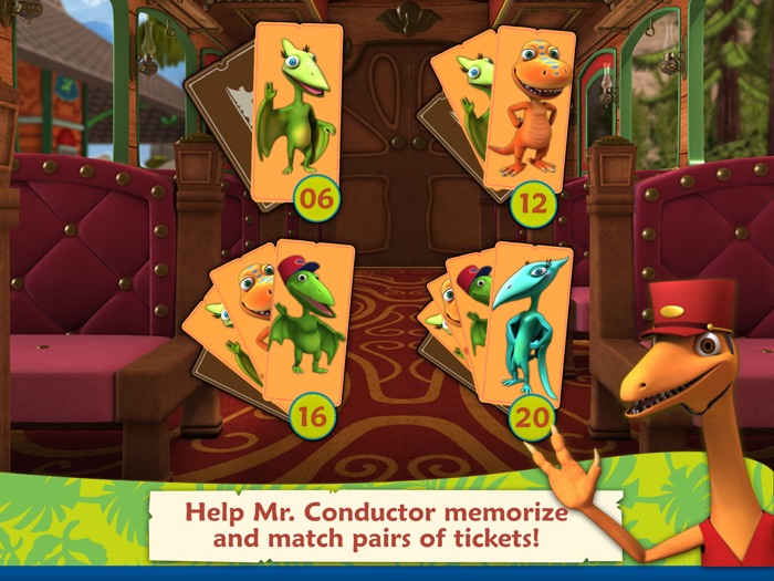 Dinosaur Train Paint and Match