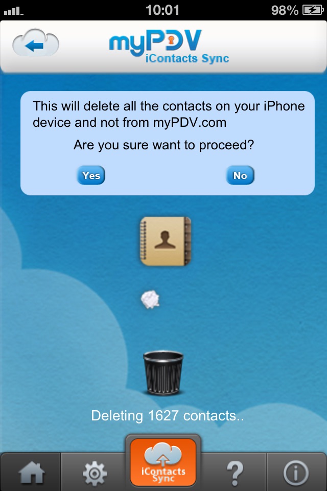 iContacts Sync - Backup and Manage your Contacts screenshot 4