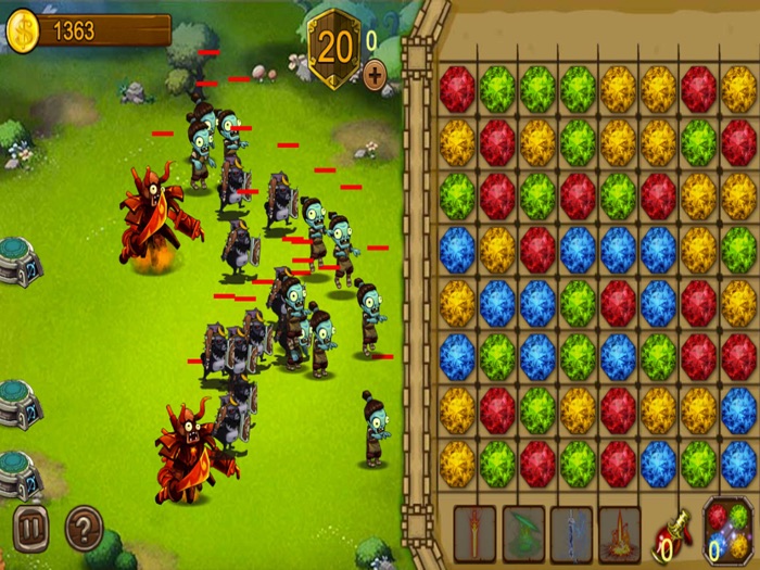 僵尸消消消 - 最好玩的打僵尸塔防策略游戏