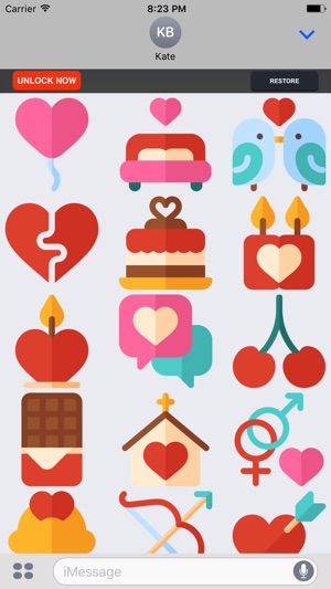 Valentine's Emoji FREE - Love Stickers for Couples(圖2)-速報App