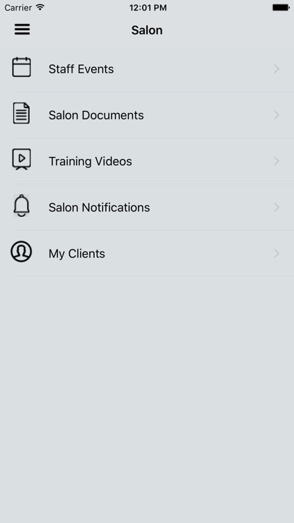 Blown Away Salon Team App