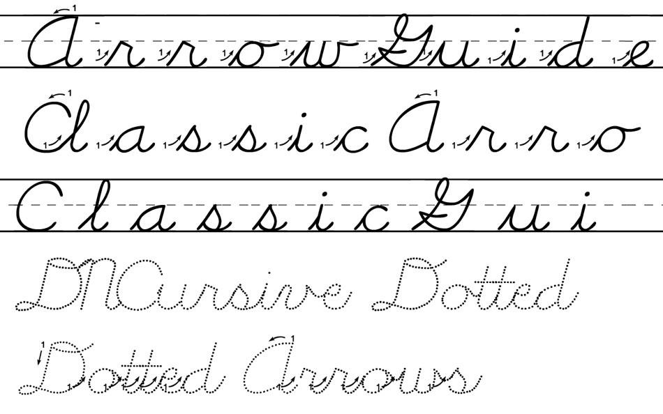 #4. DN Cursive Fonts (macOS) Przez: Michel Bujardet.