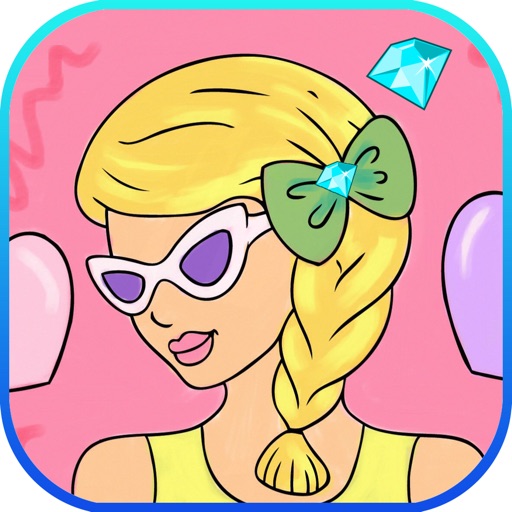 Coloring game for kids With fashion iOS App
