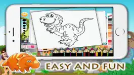 Game screenshot Dinosaur coloring game activities for preschool #1 hack