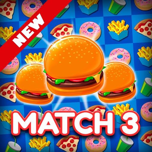 Super Burger Match 3 Deluxe HD Icon