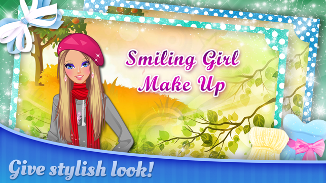 Smiling Girl Autumn Make Up - Beauty sal