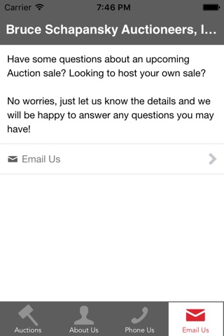 Bruce Schapansky Auctioneers screenshot 3