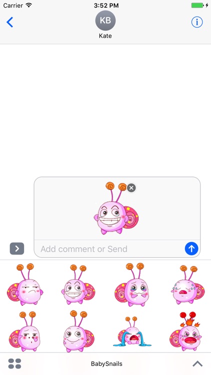 Stickers Baby Snails Animated screenshot-3