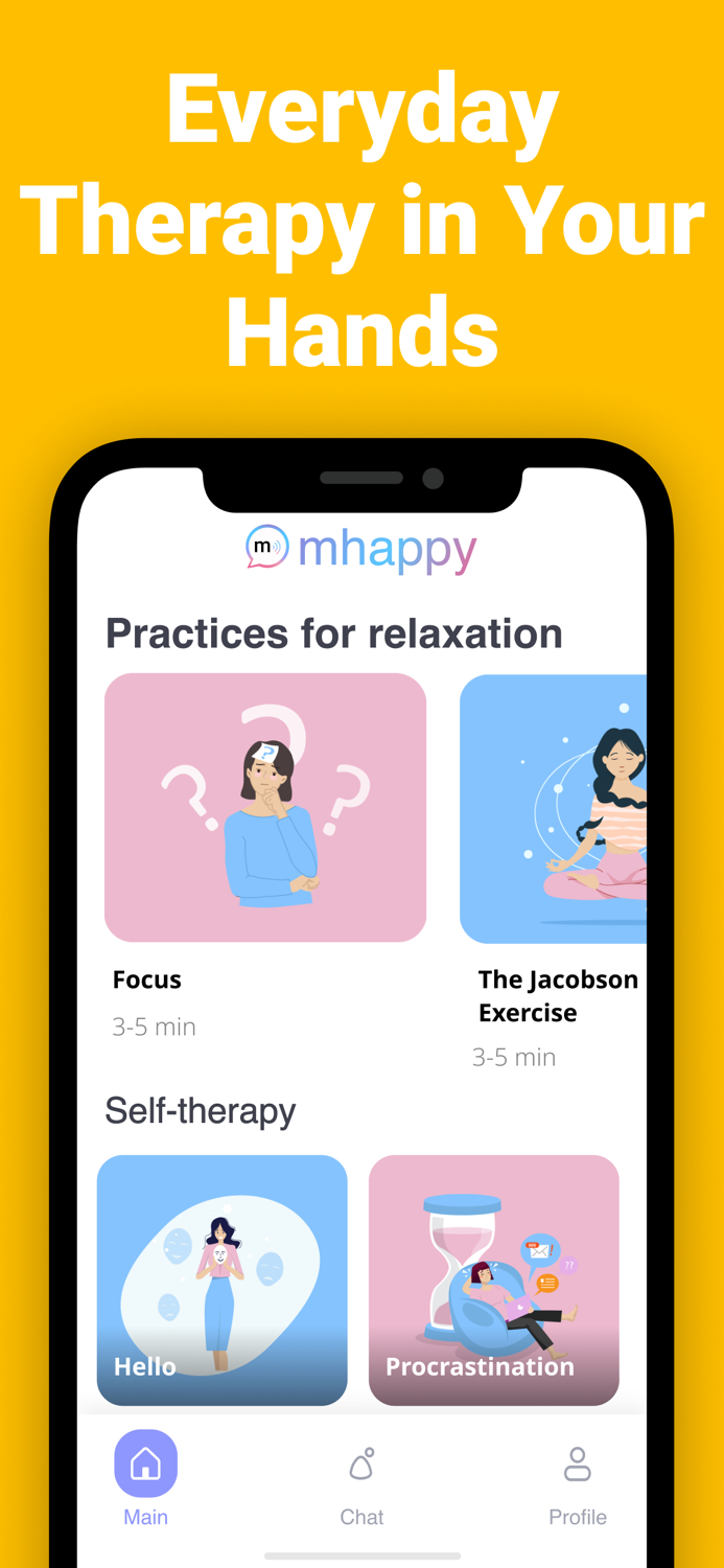 MHappy Self Therapy talk chat