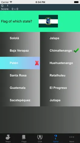 Game screenshot Guatemala Department Maps, Flags and Capitals hack