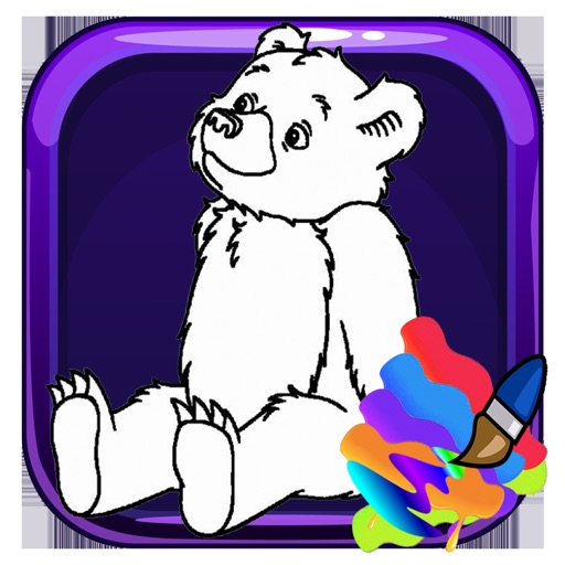 Story Bear Coloring Page Icon