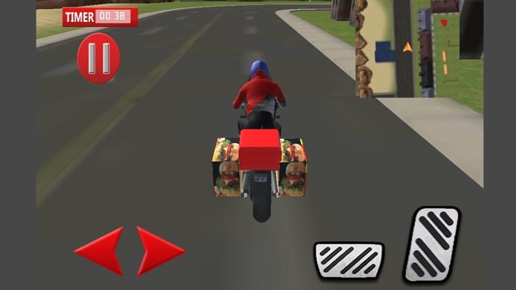 Fast food Motorcycle Delivery & Bike Rider Sim screenshot-3