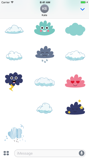 Animated Cute Cloud Stickers(圖4)-速報App