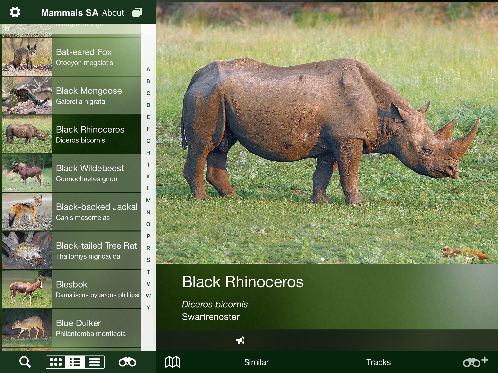 Mammal Guide of Southern Africa screenshot 3