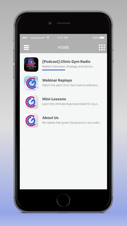 Clinic Gym App