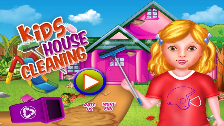 Kids House Cleaning Games