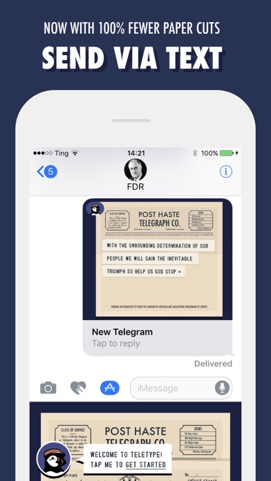 Teletype - Send Instant Telegramsのおすすめ画像3