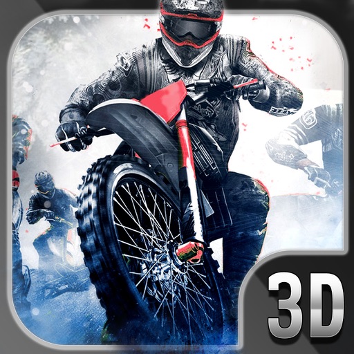 Extreme Real Bike Stunt on Snow 3D iOS App
