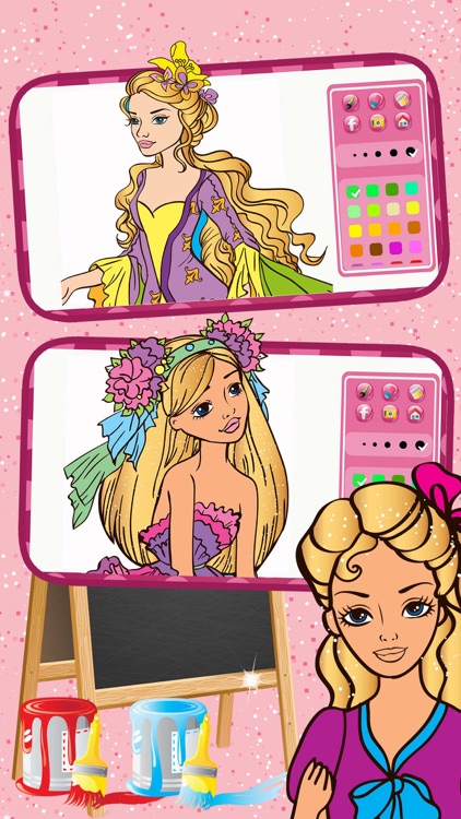 Princess Coloring Book Free For Toddler And Kids