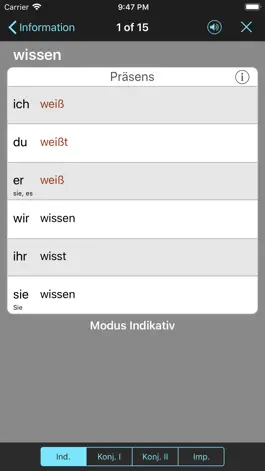 Game screenshot German Verbs & Conjugation hack