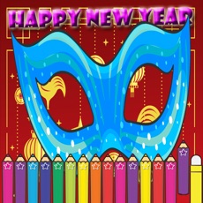 Activities of Happy New Year Coloring for kids Holiday Games