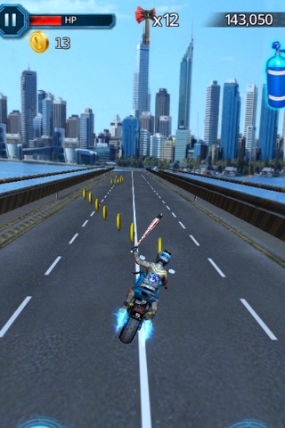 3D Motocross Racing in Bike Car Traffic Road Free screenshot 4