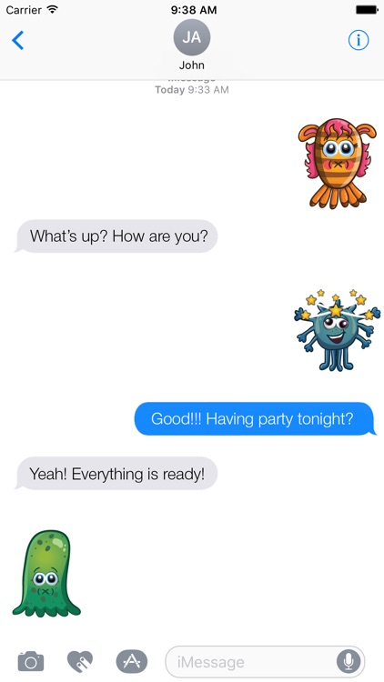 Cute Monster Stickers - Cute Monster Emojis
