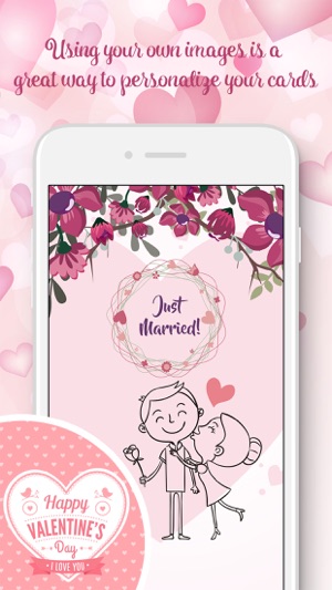 Love cards - card creator for valentines day idea(圖2)-速報App